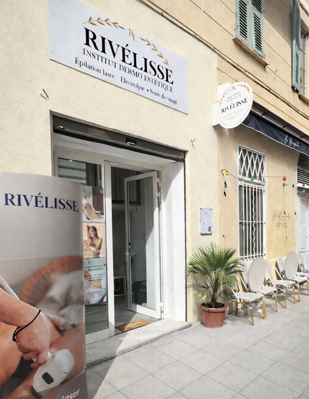 Façade de l'institut Rivélisse, 7 Rue Fodéré à Nice 06300